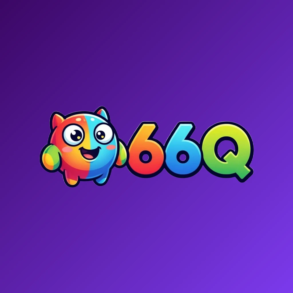 66Q logo design with the text '66Q' on a transparent background